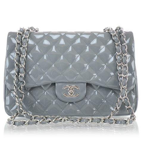 chanel bag grey color|chanel jumbo flap bag.